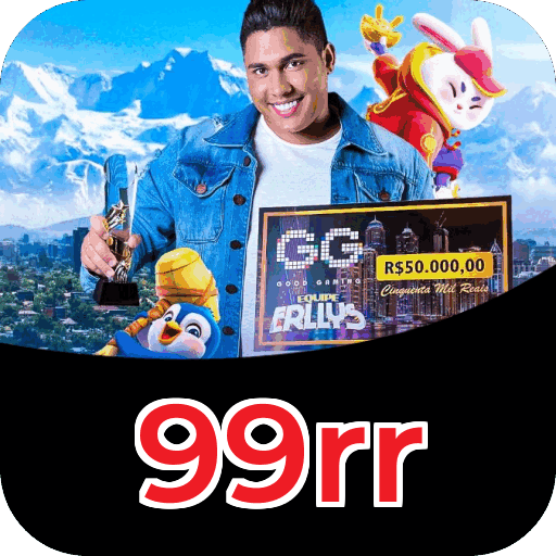 Interface do aplicativo 99rr mostrando jogos disponíveis no iOS e Android